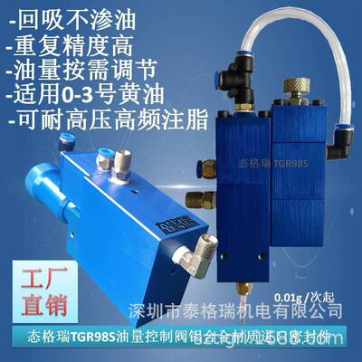 黄油机用油脂油量控制阀黄油定量阀油量调节阀TGR98S