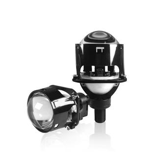 9005LED透镜 大 6000K远近光一体H4 2.5寸LED双光透镜大灯55W