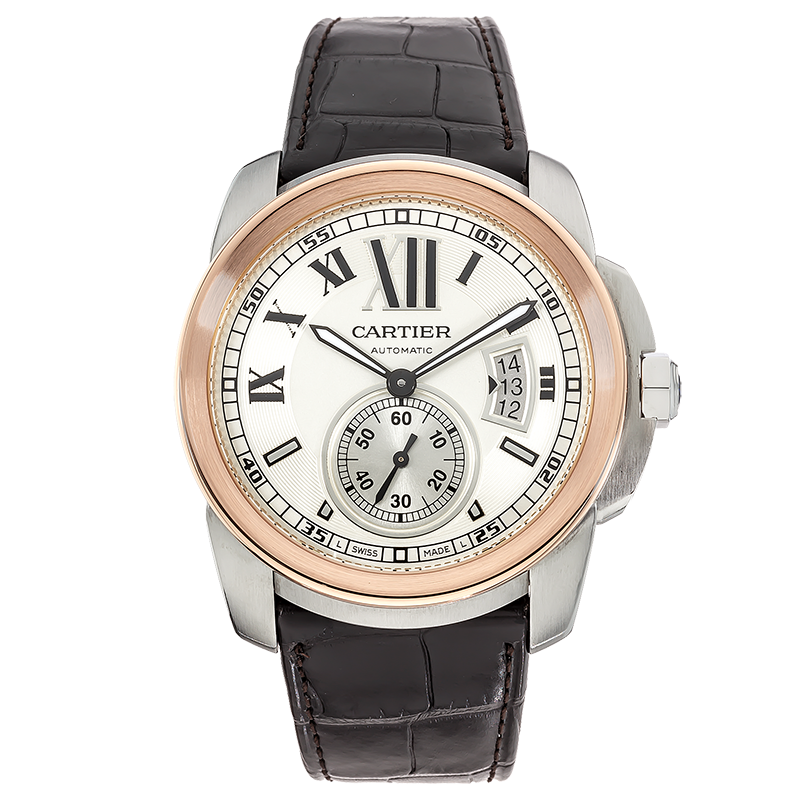 [9.8新]卡地亚手表男卡历博自动机械手表男表W7100039