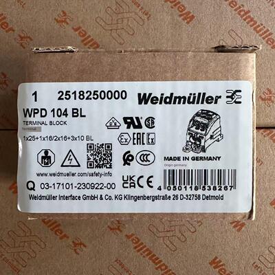WPD104BL电源分配端子2518250000 WPD104 1X25+1X16/2X16+3X10 BL