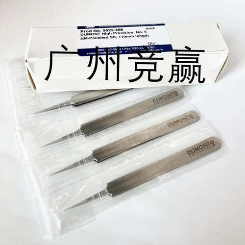 广州竞赢tedpella高精度直尖镊子5622-NM实验室夹载网铜网工具