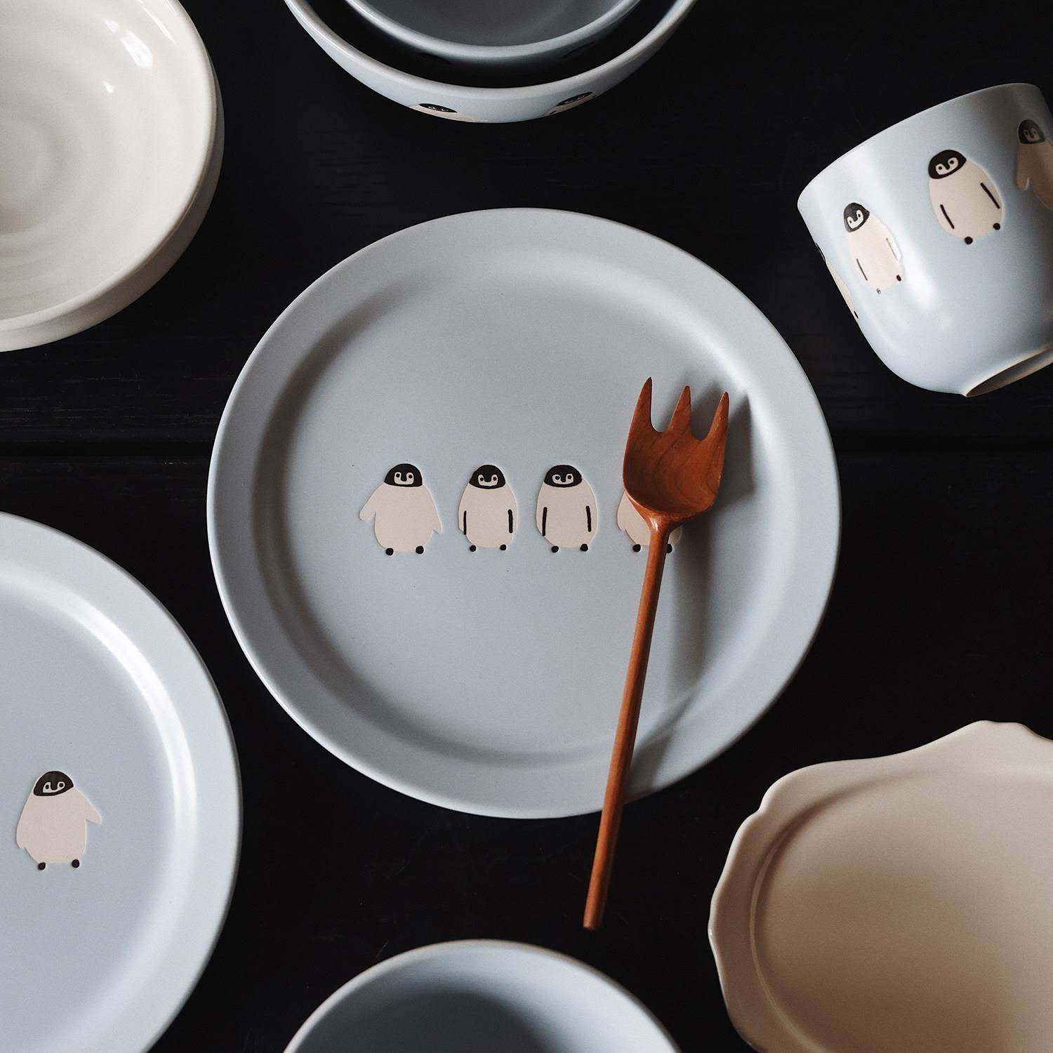 收集时光 Camus say 企鹅朋友系列 马克杯 小平盘 麦片碗 米饭碗,餐饮具,碟,淘宝优惠券,粉丝福利购,淘宝优惠卷