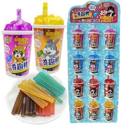 新疆包邮可以吹口哨的糖果玩具添加维生素vc果汁cc乐吸管软糖小孩