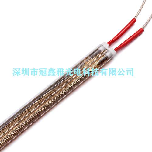 1KW1180MM中波红外线高温加热灯双管镀金PCB电路板隧道烘干烧结炉