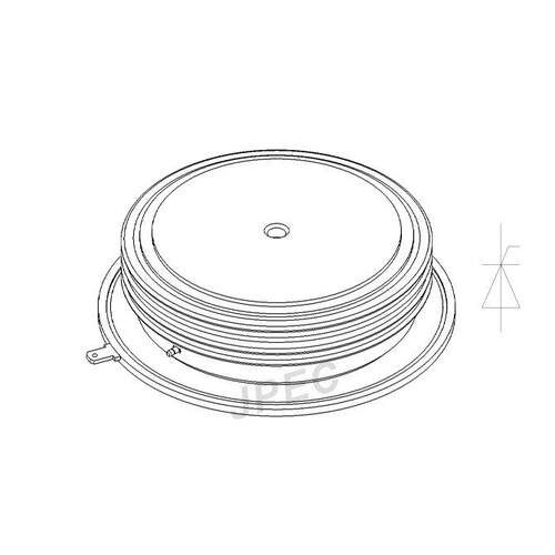 QY40KPH 790A2200V 平板式大功率 晶闸管 可控硅 上海奇亿JPEC