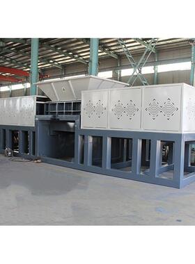 【价直销】双轴秸秆稻草碎机建垃筑圾撕厂碎机1800型IMC口撕径破