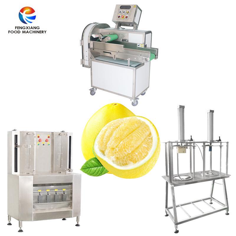 文旦柚南瓜菠萝削皮分瓣生产设备
