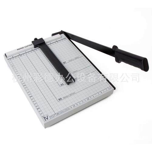 12寸刚质裁纸刀裁相片PVC A4手动切纸刀名片制作工具