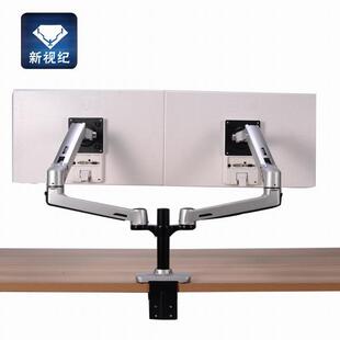 新视纪桌面双屏电脑支架双液晶显示器增高加长支架升降床