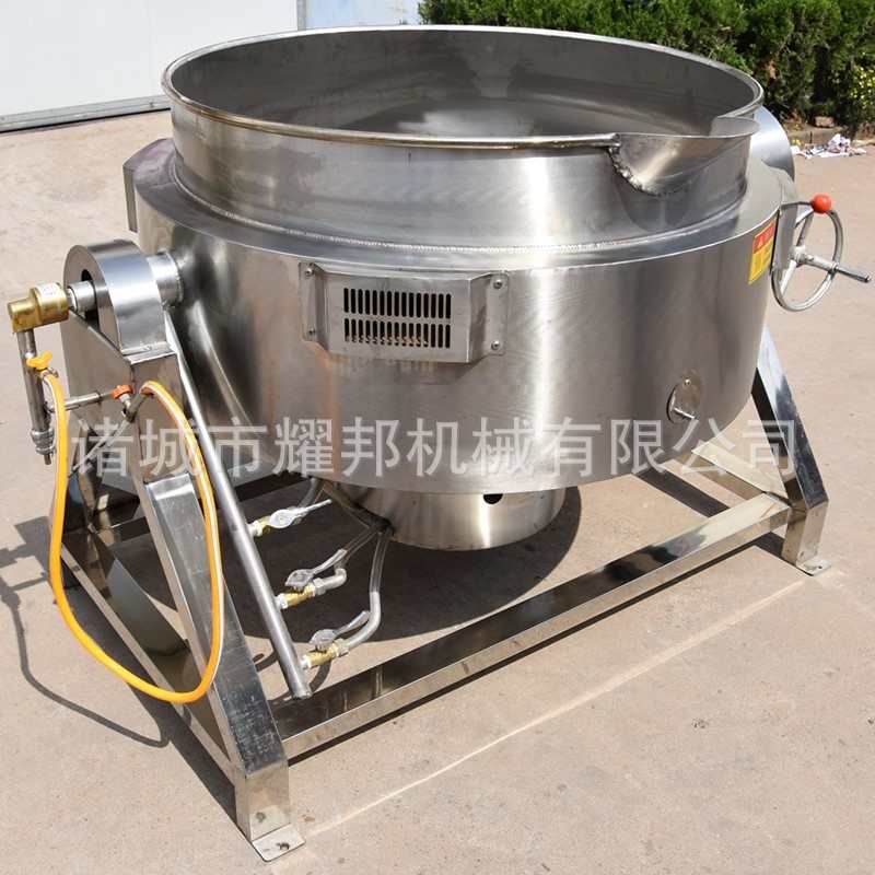 大型不锈钢燃气可倾斜式煮肉夹层锅 电加热卤肉锅商用 牛肉蒸煮锅