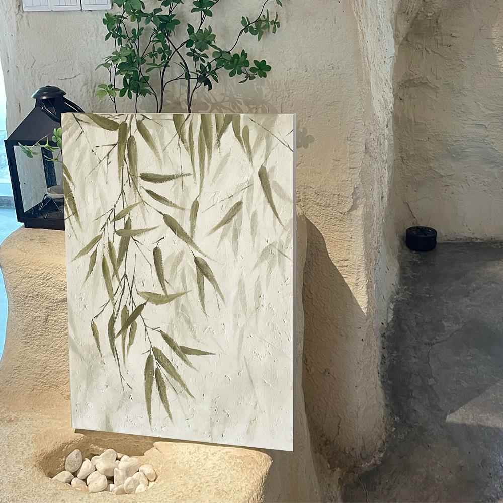 定做《》现椿代简约极花画卉装饰客背厅沙挂发景墙玄关抽象肌简理