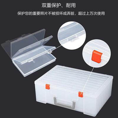 跨境照片手提收纳盒两钞收藏盒18个小盒子PP透明塑料储物盒塑胶盒