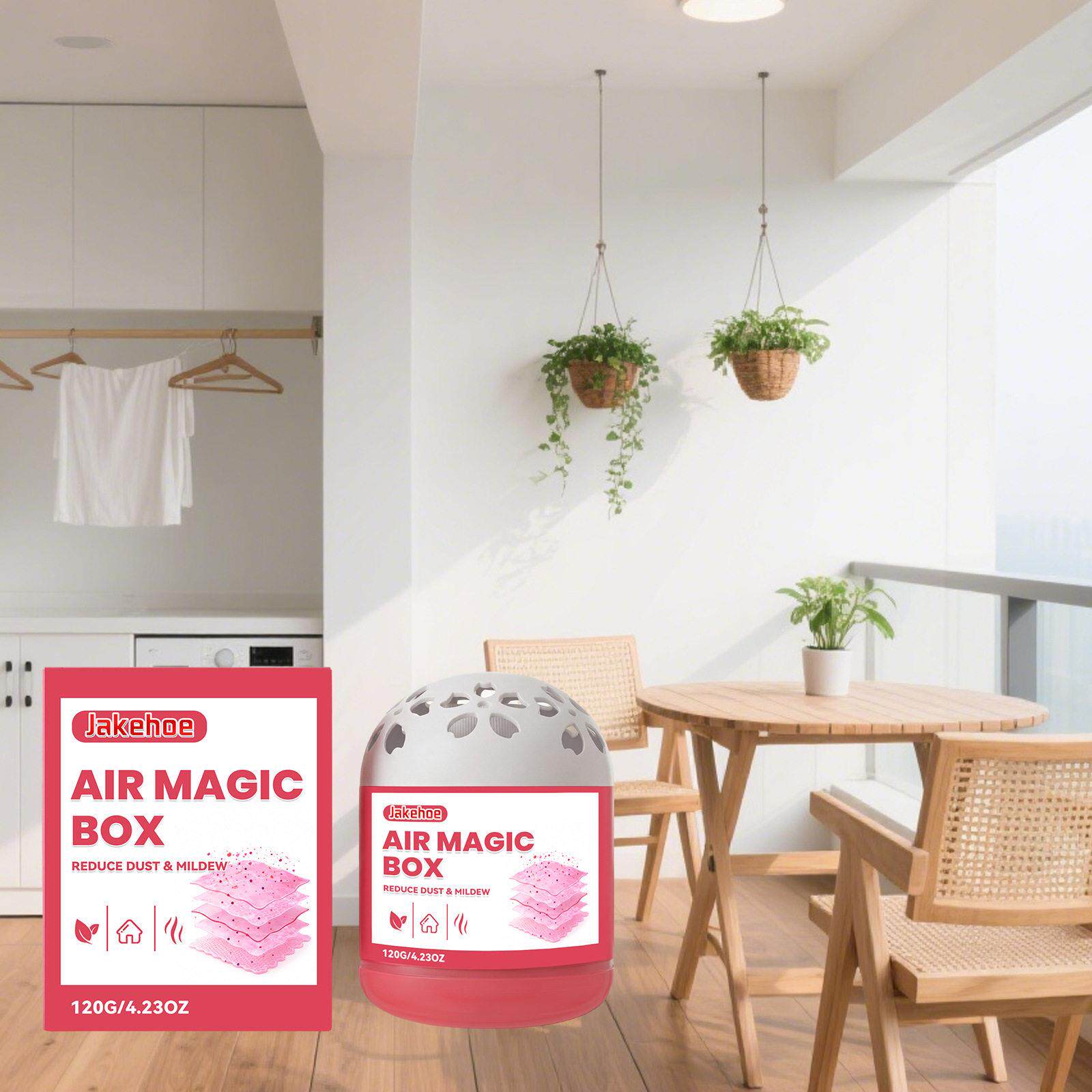 JAKEHOE Air Magic Box - Long-lasting Odor Absorption and Moi