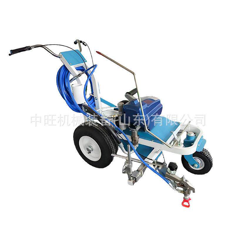 手推冷喷式公路划线机可划更宽距离压双喷划线车马路路面冷喷划