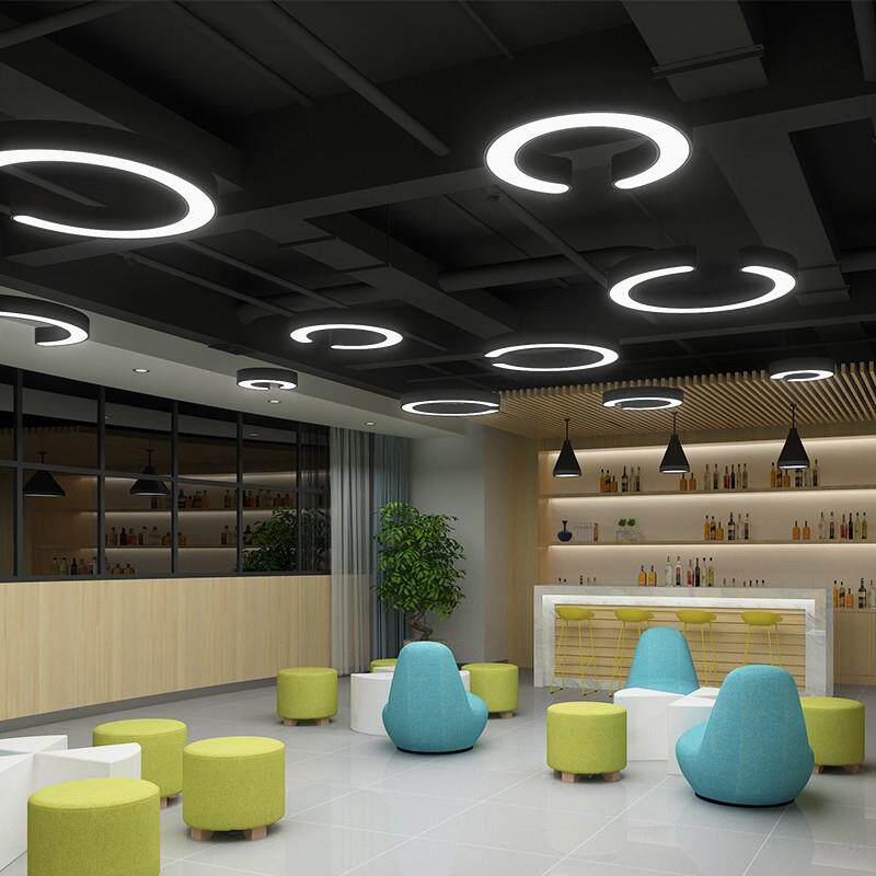 设计师造型灯具创意个性网咖办公室健身房服装美发店铺工业风吊灯