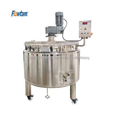 不锈钢蒸汽加热搅拌配料罐 酱料混合搅拌罐 缓存搅拌罐
