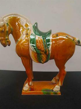 高档陶瓷工吉艺品 招财祥风水国礼马摆件家居客办公室装饰厅品马