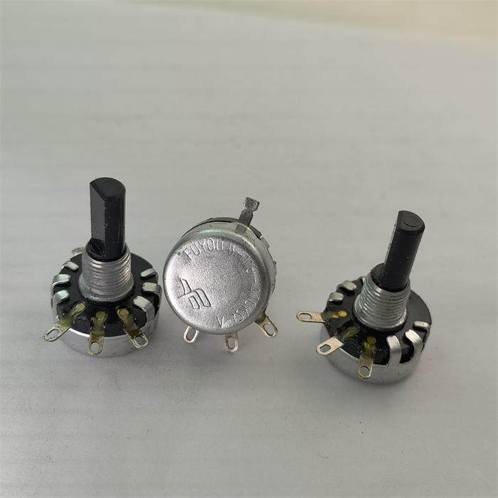 FY WH118-470KA A470K 单联电位器 柄20MMF 黑色 吸尘器电位器