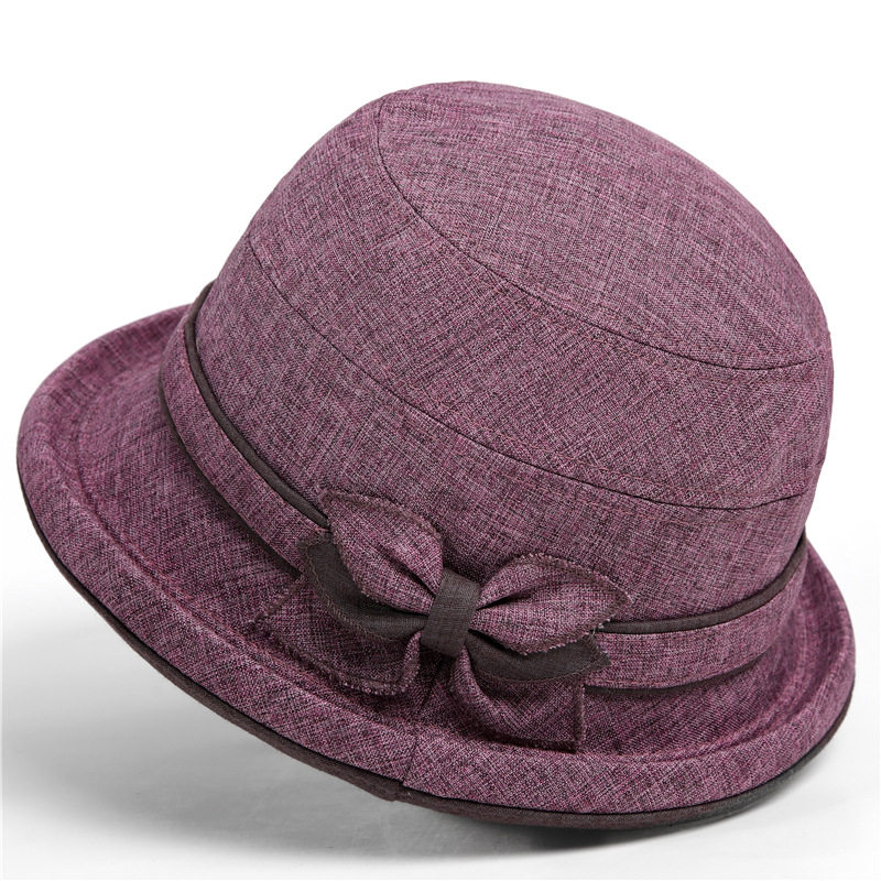 中老年人帽子女士盆帽妈妈保暖夫帽秋冬天毛呢礼帽春秋奶奶布帽