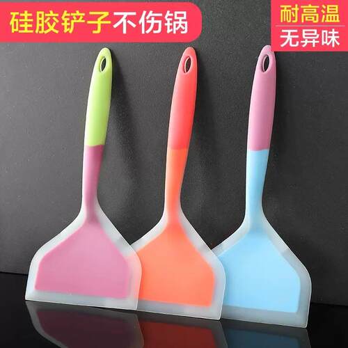 High-Temperature Resistant Silicone Spatula, Non-Stick Pan S
