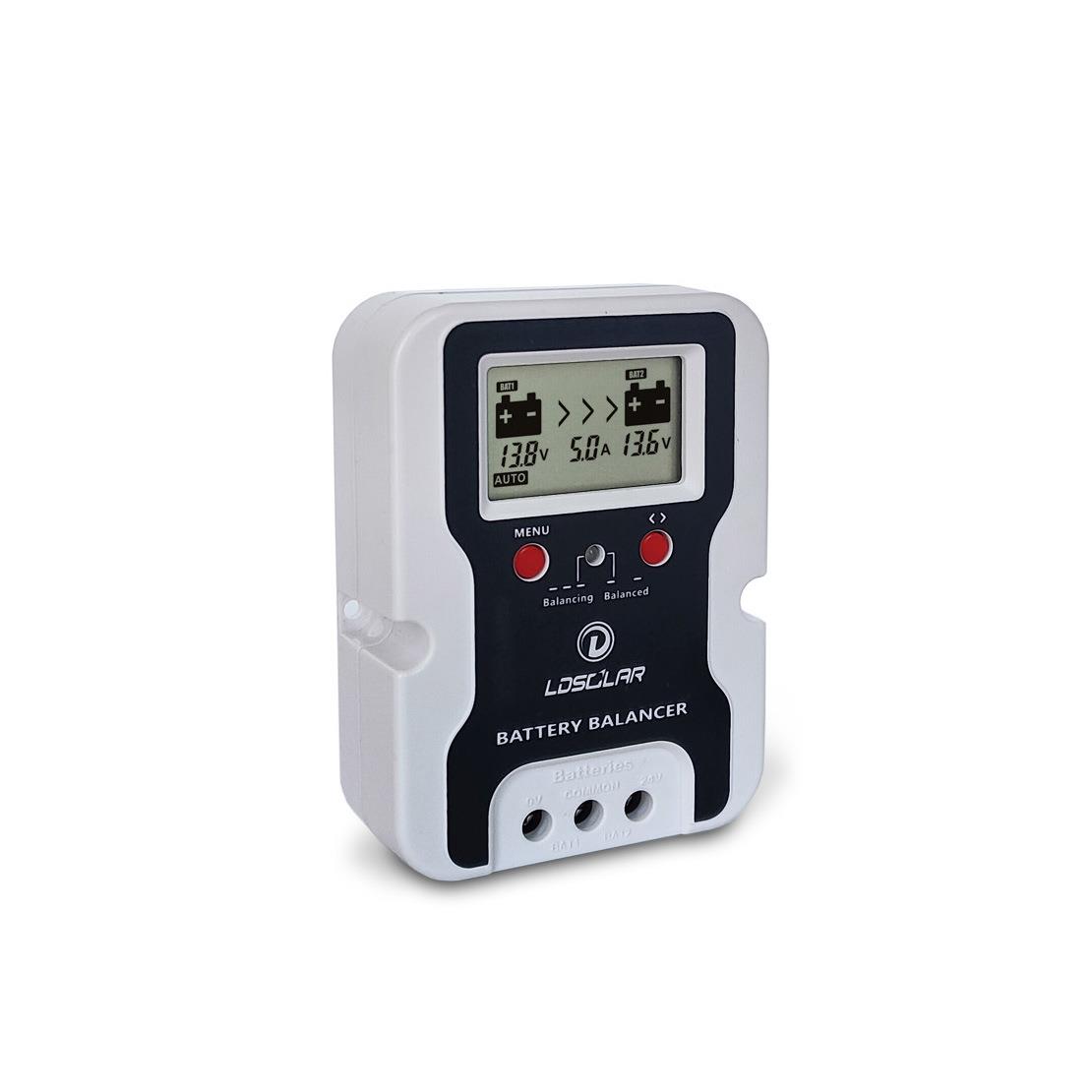 LDSOLAR24V电池均衡器24V铅酸蓄电池平衡器光控光伏控制器充电