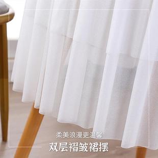 圆桌桌布简约现代圆形餐桌布家用茶几台布蕾丝阳台小圆桌多用新品
