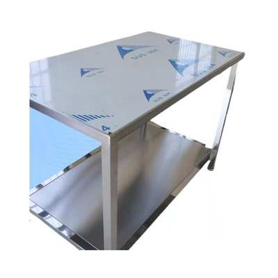 定制304不锈钢洁净工作台不锈钢工厂车间质检桌食品 打包桌操作台