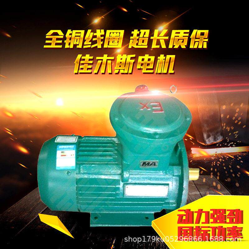 佳木斯粉尘防爆电机YFB系列 0.75~2.2w 三相异步电动机厂家直销