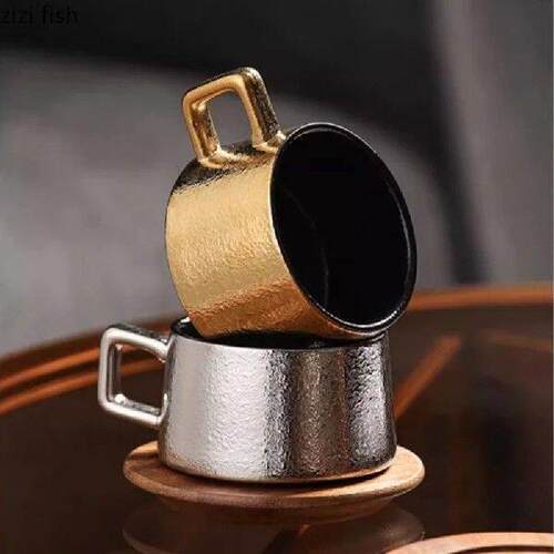 Ceramic Coffee Cup and Plate Set Water Cups Afternoon Tea