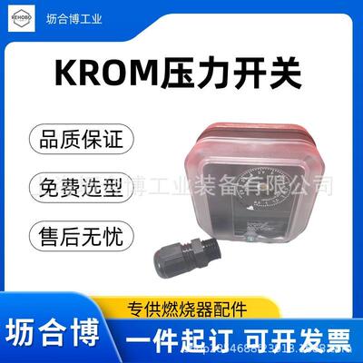 KROM压力开关DG 500U-6T现货 坜合博免费提供选项方案
