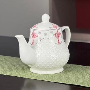 新中式家用陶瓷水壶茶水杯办公室耐用耐高温水具套装客厅沏茶新款