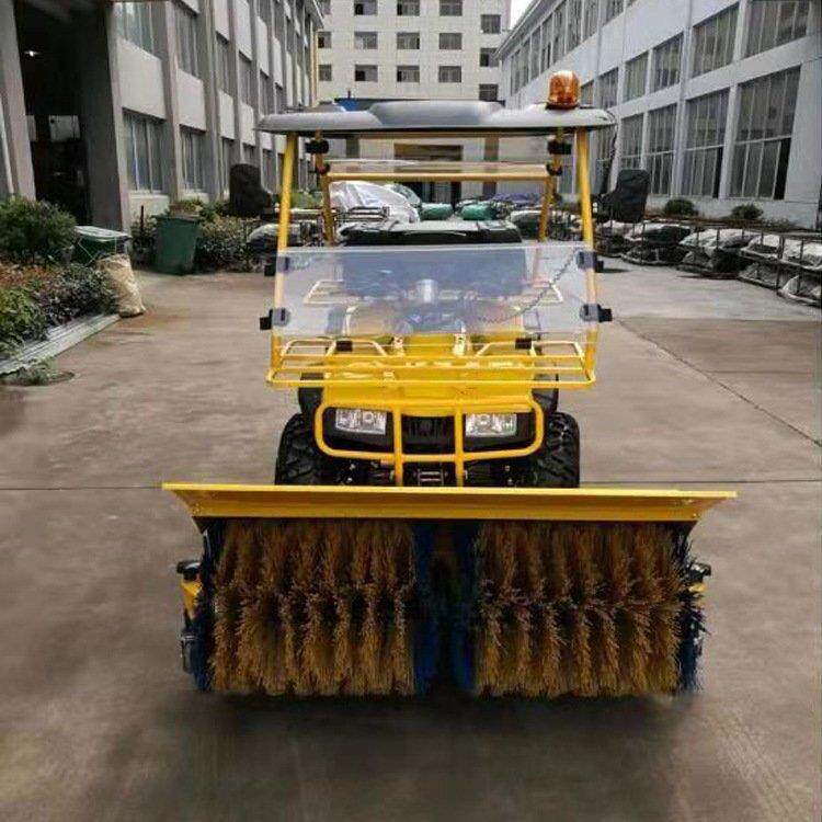 驾驶室大型燃油多功能沙滩扫雪车除雪车驾驶式扫雪机清雪车