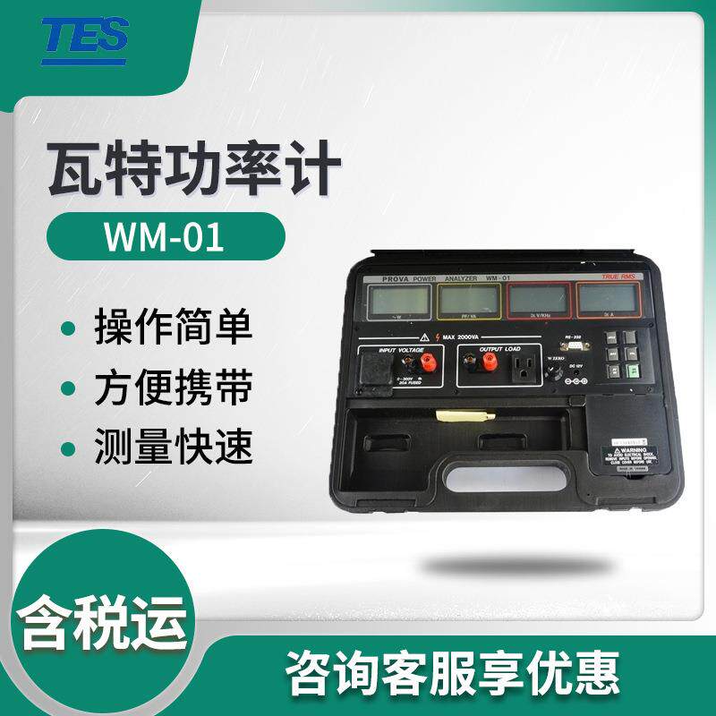 泰仕WM系列可记录瓦特功率计瓦特功率表