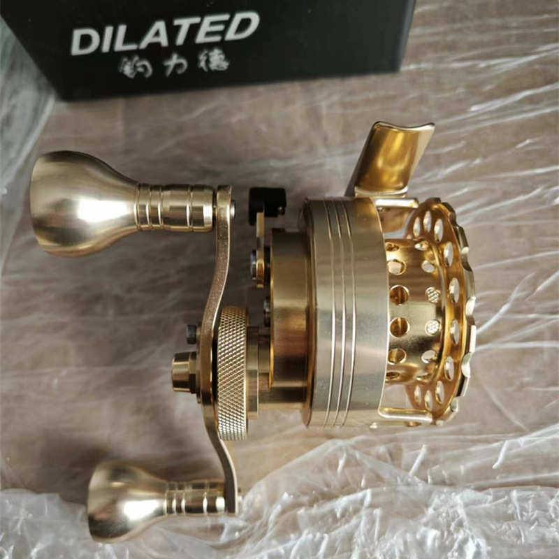 钓力德金刚冰钓轮筏钓轮前打轮全金属有泄力筏轮微铅轮钓鱼轮包邮