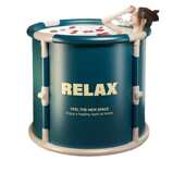 沐浴桶大人可折叠全身浴桶洗澡桶小户型家用洗澡桶成 超大加厚