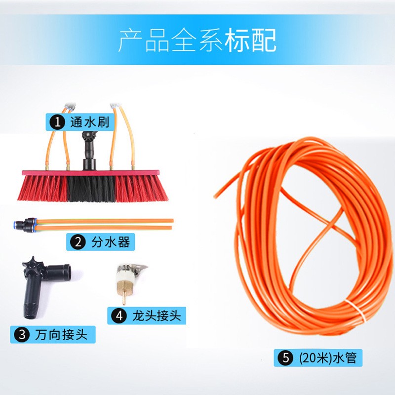 光伏板清工具通刷擦玻门璃清洁洗刷加长杆洗头外水墙洗车刷伸缩杆