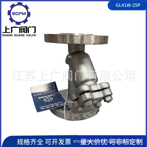 GL41W-25P不锈钢过滤器 304法兰过滤器 Y型过滤器GL41H-25P CF8