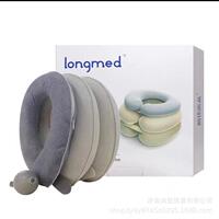 longmed颈椎牵引矫正拉伸脖子充气颈托护颈气囊朗特颈部固定器