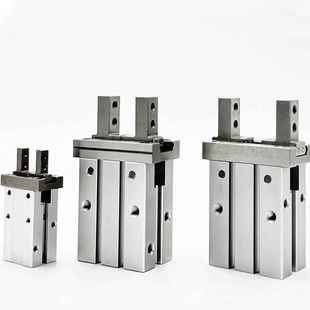 亚德客型气动平行导轨手指气缸HFZ6/10/16/20/25/32/40/HFZ16/20N