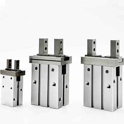 亚德客型气动平行导轨手指气缸HFZ6/10/16/20/25/32/40/HFZ16/20N