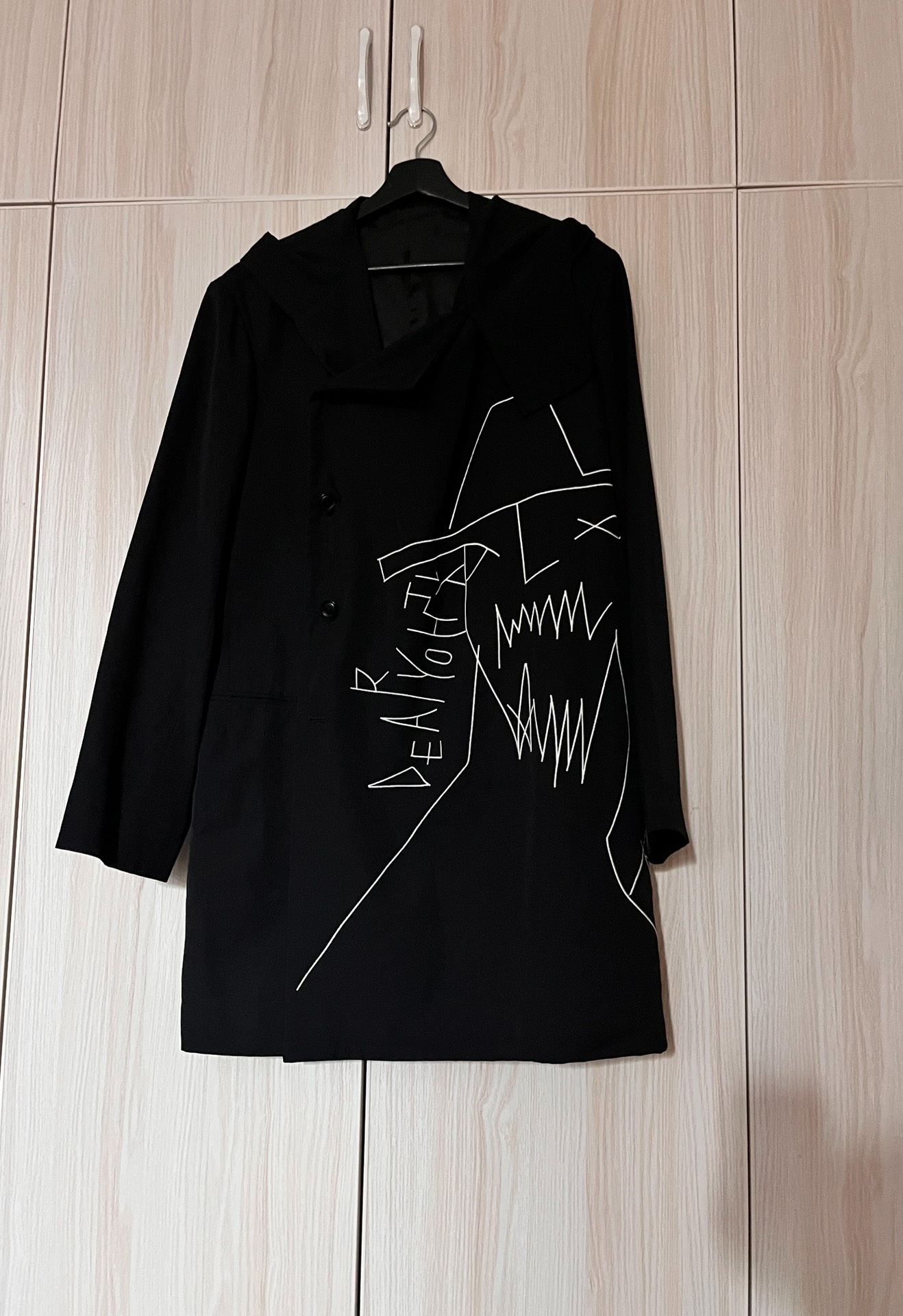 Yohji Yamamoto 16AW Hoodie — front