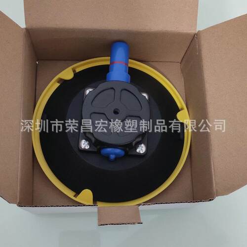气泵吸盘6寸（150 MM）无缝拼接石材瓷砖拉紧器真空吸盘 内牙外牙
