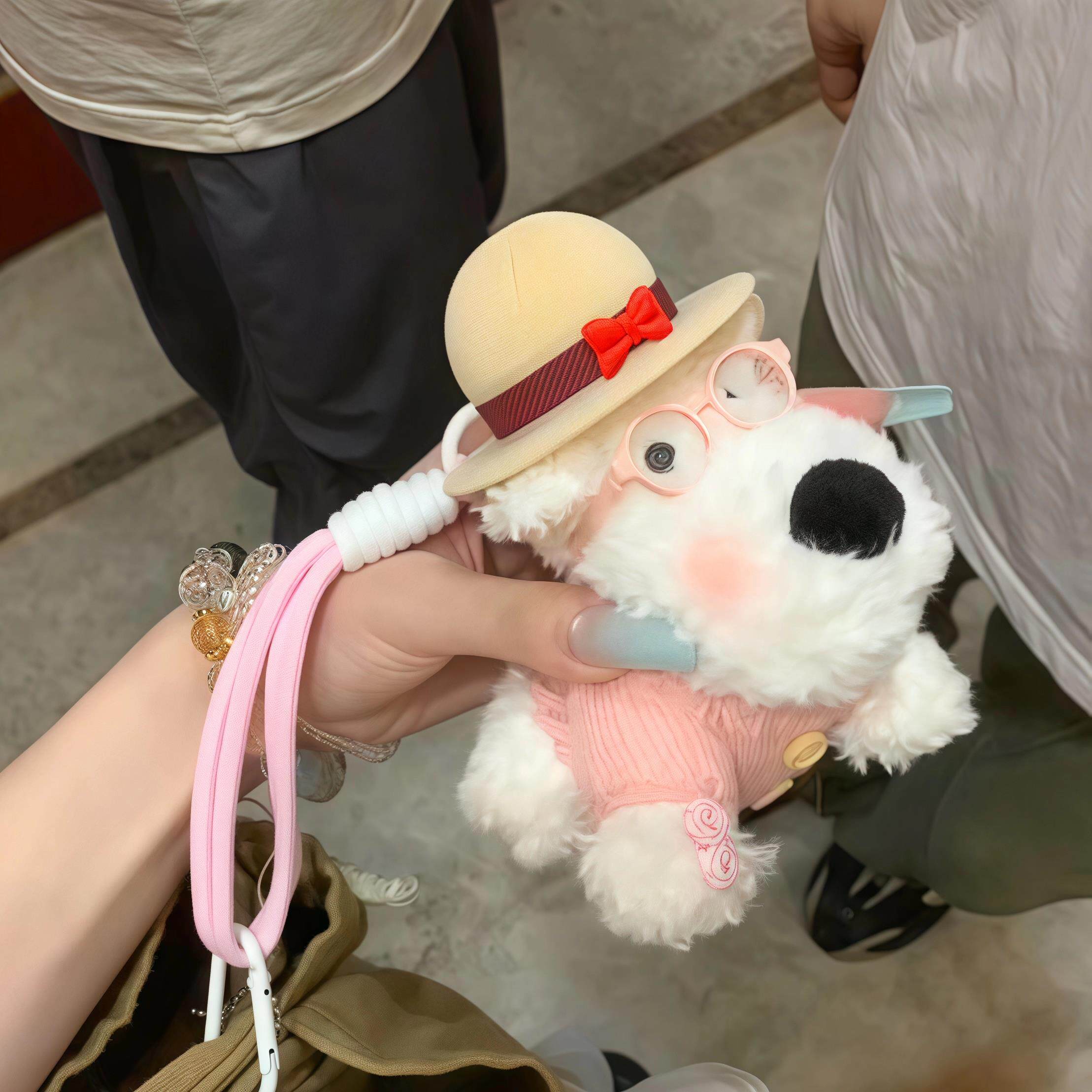 西高地惊喜盒子七夕礼物告白戒指礼盒毛绒玩偶挂件送女友小狗挂饰