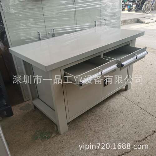 铁板钳工工作台重型飞模具桌钢板工作台机械维修台装配操作检验台