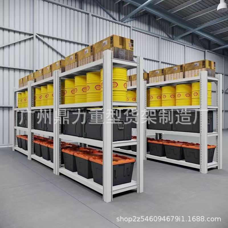 仓储货架仓库货架重型加厚多层置物架中型储物架铁架子批发展示架