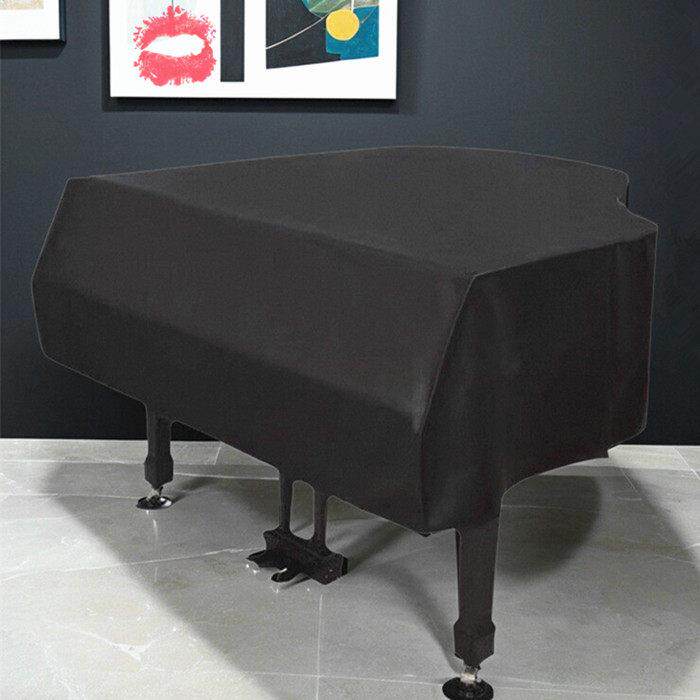 高档荔枝纹皮革加厚防水三角钢琴罩防尘罩防潮三角琴套防晒不粘灰