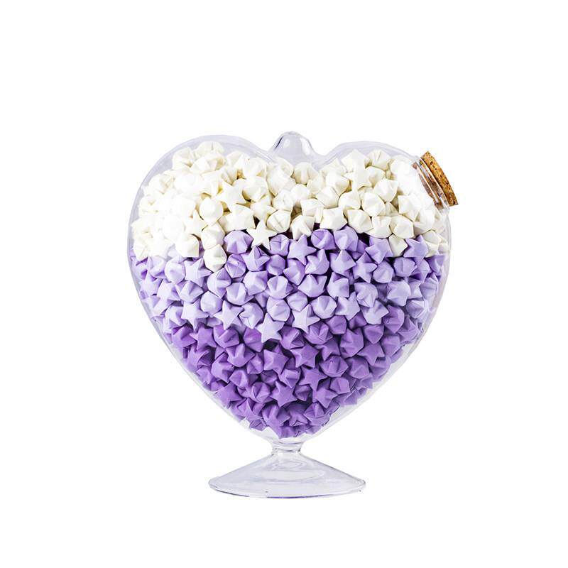 星星瓶LED灯串礼盒装520幸运折纸玻璃漂流瓶情人节生日礼物许愿瓶