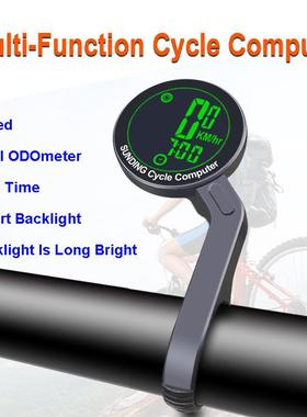 589sunding自行车码表背光长亮速度单车表测速表里程运动表英文
