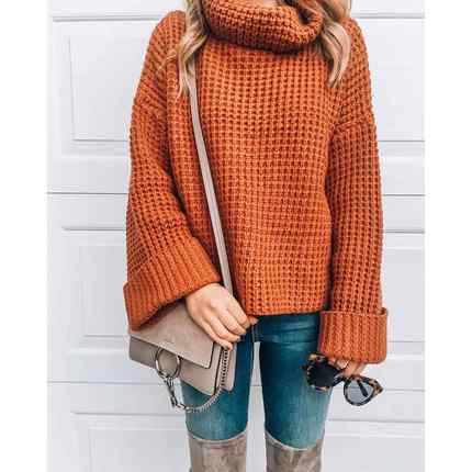 autumn cute blue female ladies sweaters warm pullover women