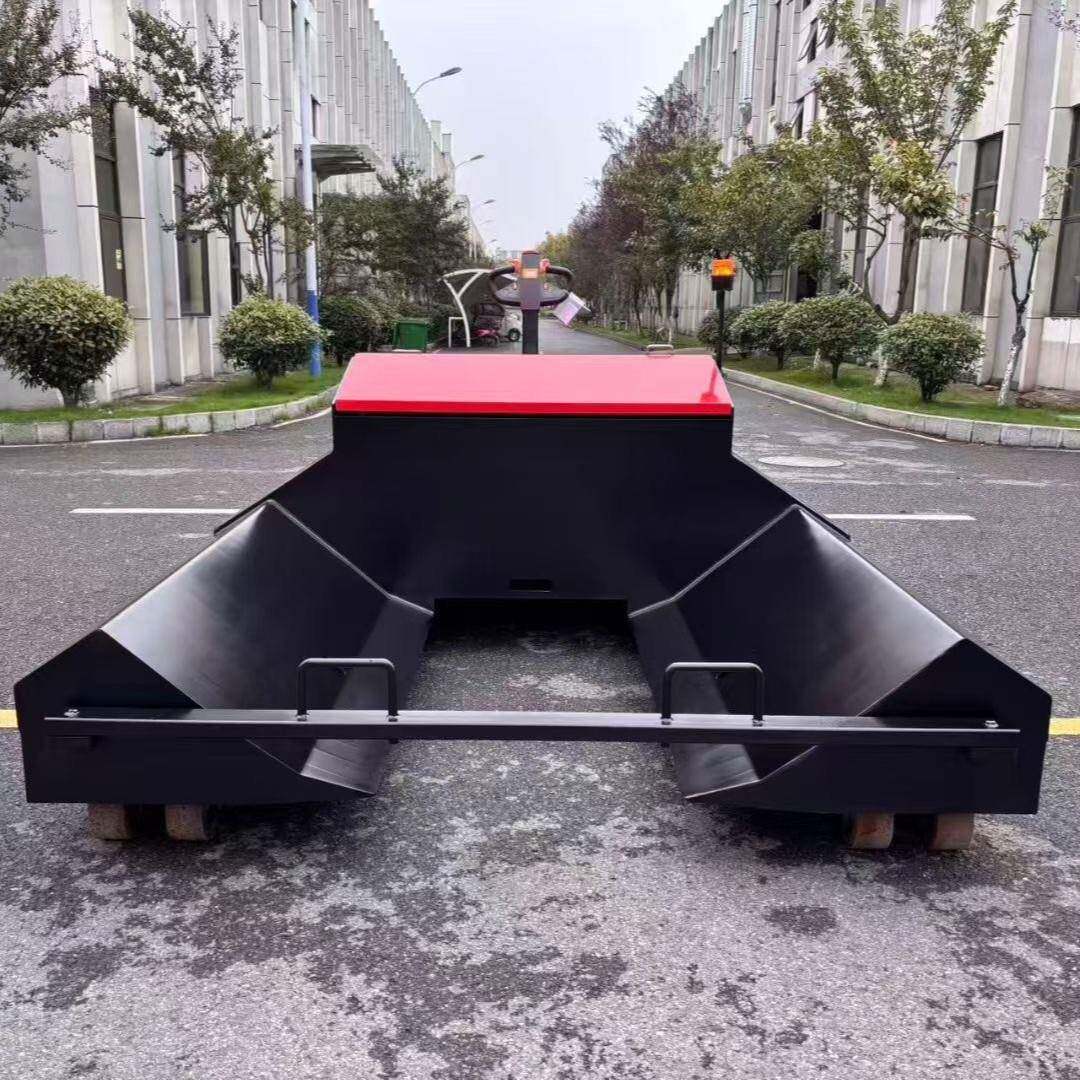 普尔夫2T3吨纸卷叉车纸筒电动盘头车纱辊经轴线盘搬运车地牛非标